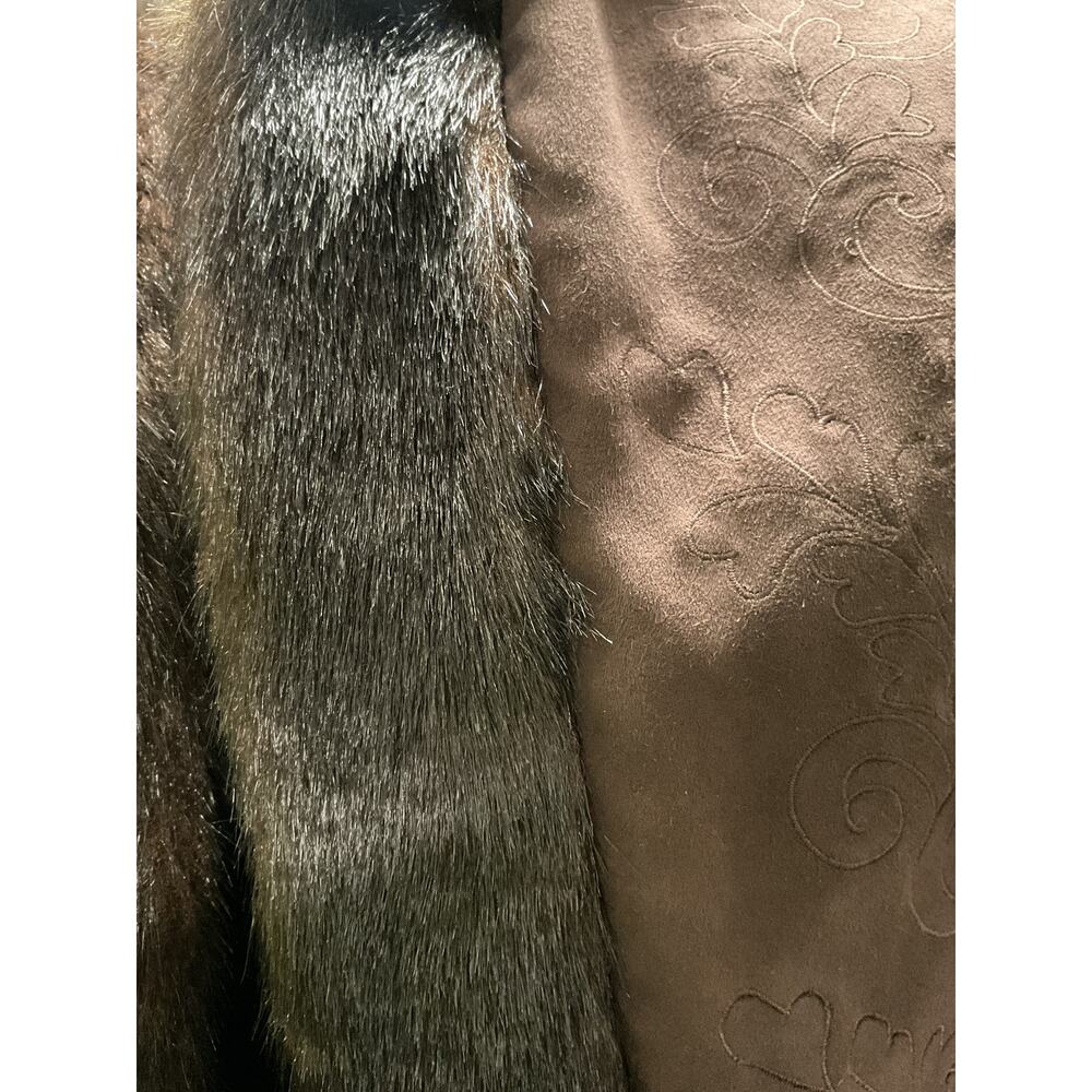 Nine West Womens Brown Basic Jacket Coatigan - image 4